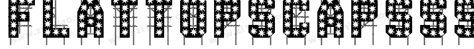 FlatTopSCapsSSK Italic字体转换